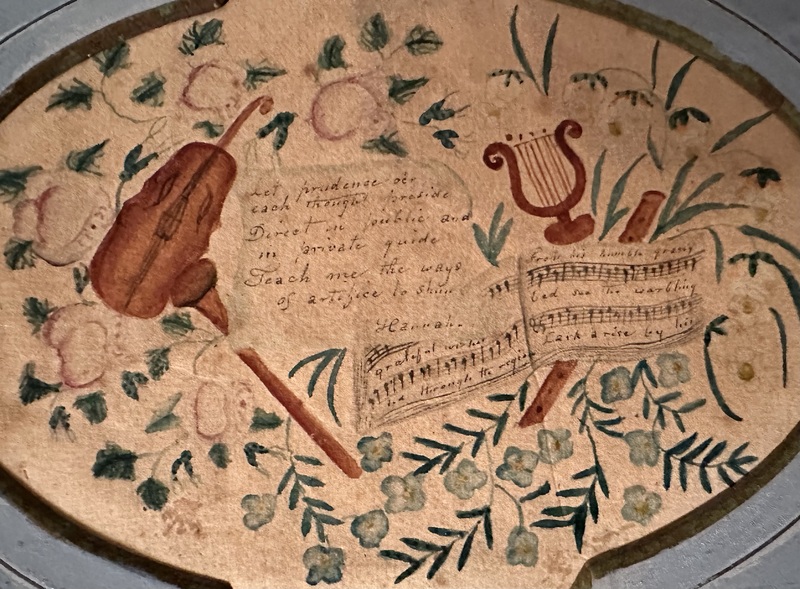 Decorated Music Calligraphy w/Shaped Matte
