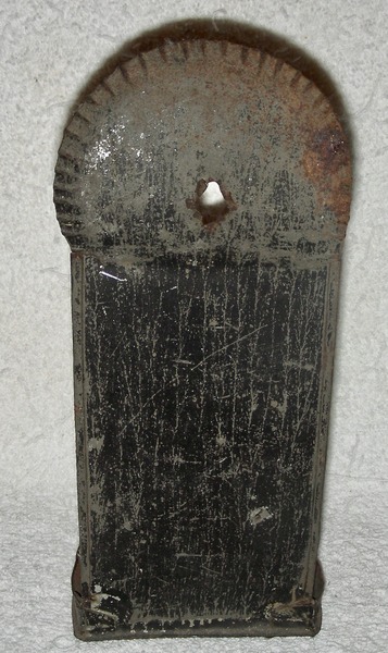 Tin Single Candle Wall Sconce, c. 1840