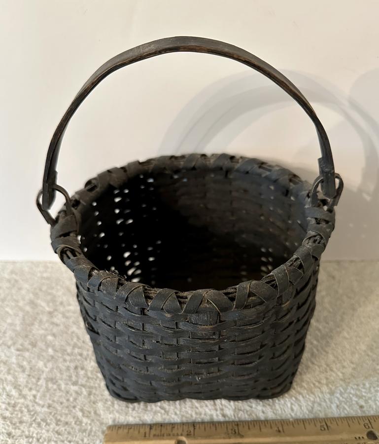 Small Green Swing Handle Basket