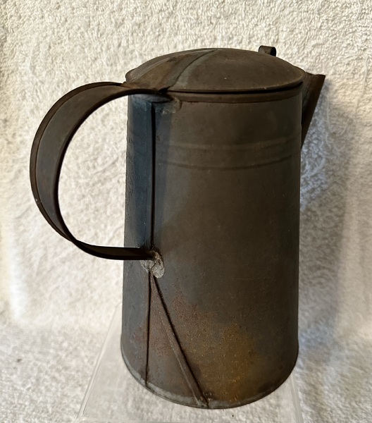 19th Century Tin Coffee Pot