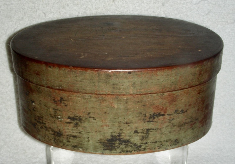 9 ¼” Oval Box in Old Paint