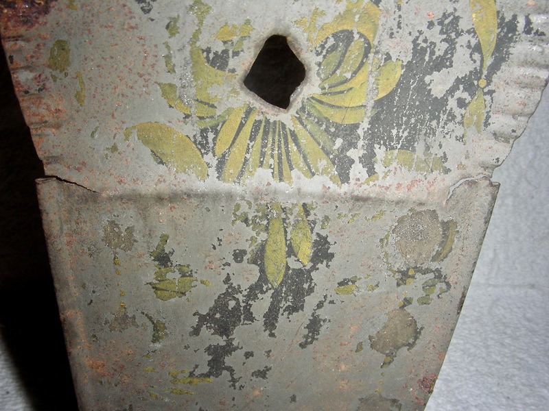 Tin Single Candle Wall Sconce, c. 1840