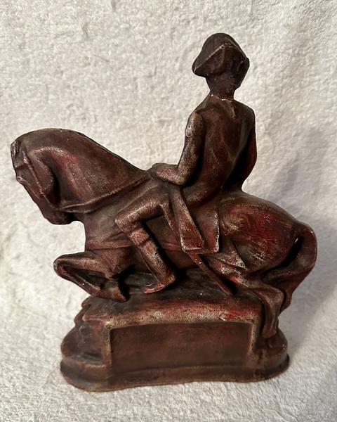 Chalkware Statue of George Washington on Horse