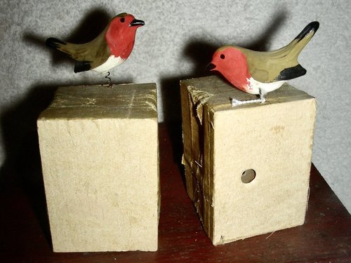 2 Unusual Bird Squeak Toys, c. 1900