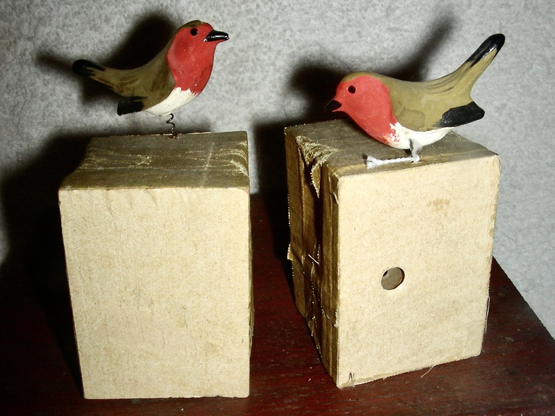 2 Unusual Bird Squeak Toys, c. 1900