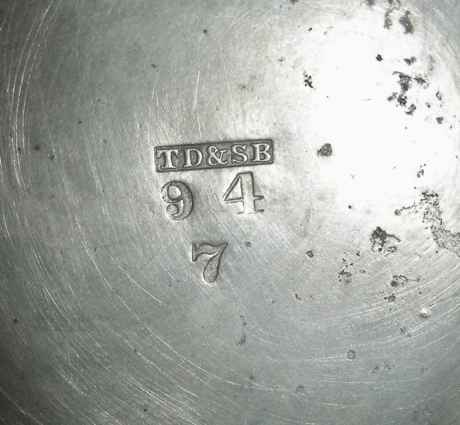 American Pewter Teapot Danforth & Boardman,c.1840