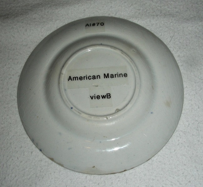 American Marine Historical Stafforeshire Cup Plate