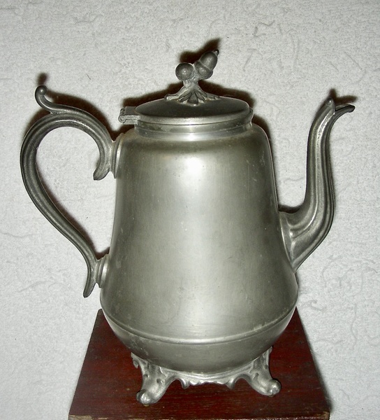 American Pewter Teapot Danforth & Boardman,c.1840