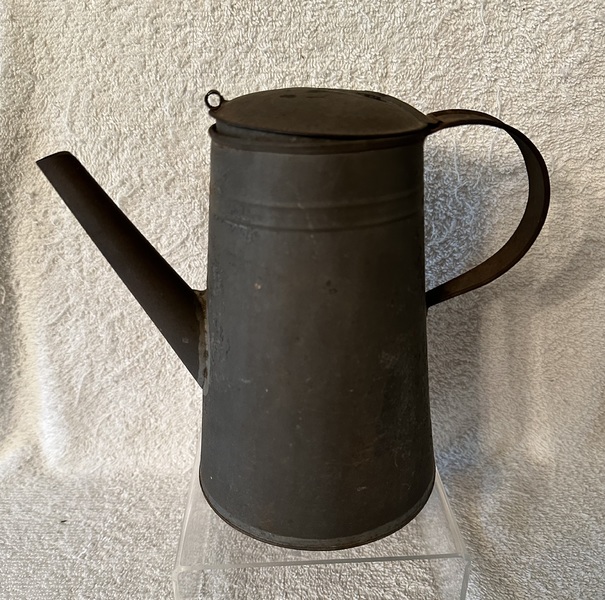 19th Century Tin Coffee Pot