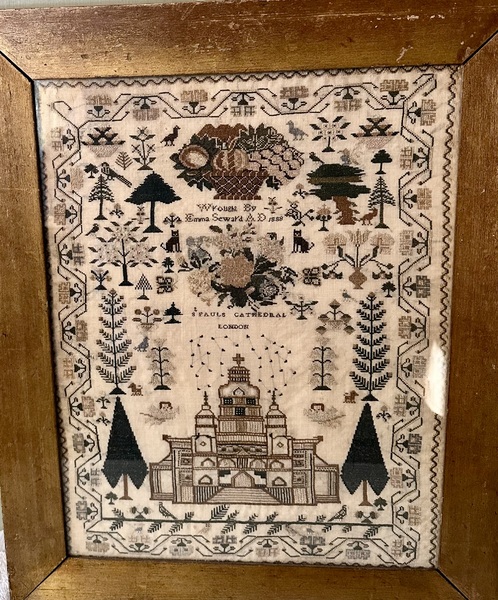 Emma Seward’s Needlework Sampler (English), 1838