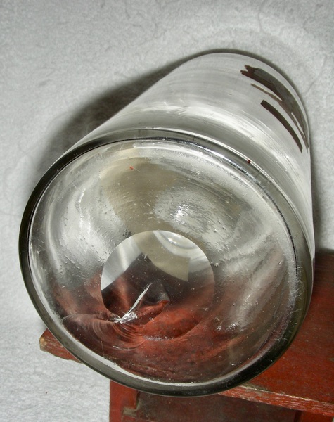 10 ½” Glass Apothecary Jar: Erythrox: Coca