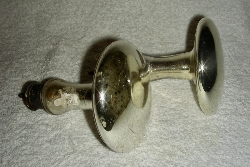 Pair of Mercury Glass Curtain Tie-Backs