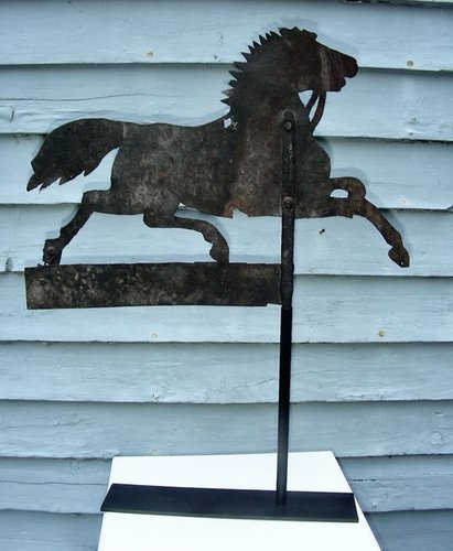 Small Tin Horse Weathervane