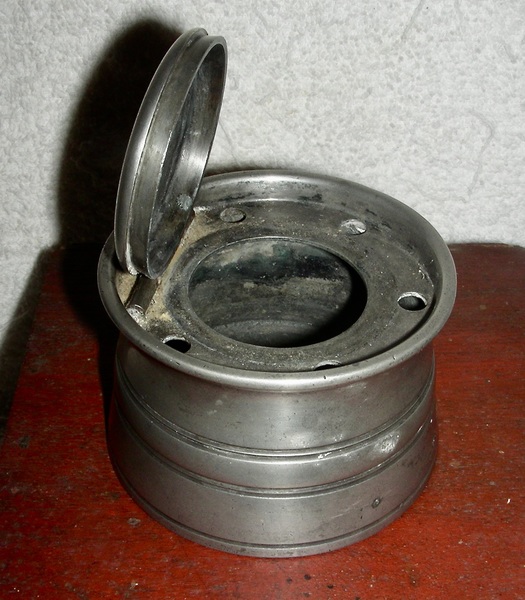 Early 19th Century Pewter Ink Well