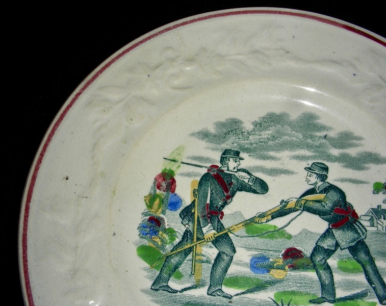 Kids' Civil War ABC Plate Hand-to-Hand Combat