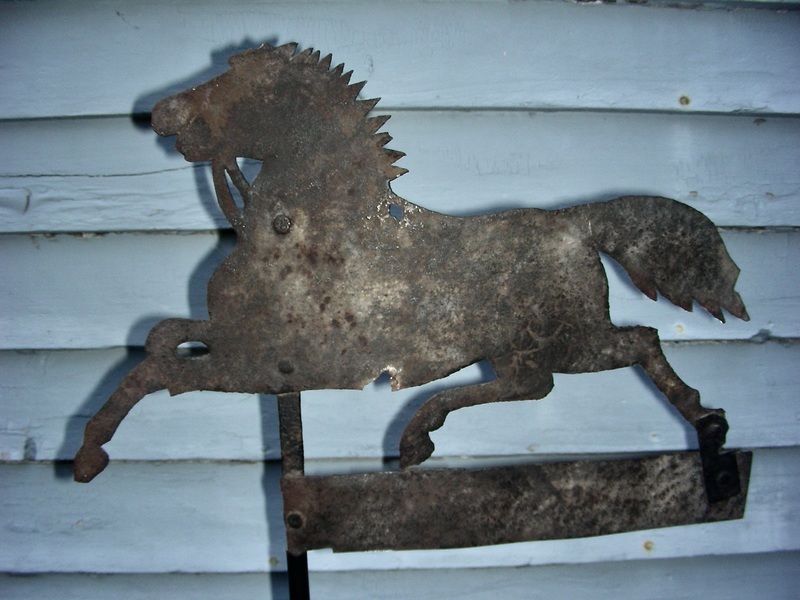 Small Tin Horse Weathervane