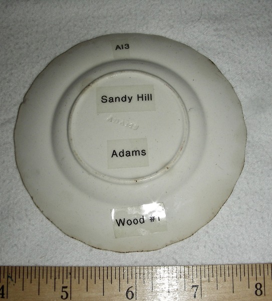 Am. Hist. Staffordshire Cup Plate: Hudson River