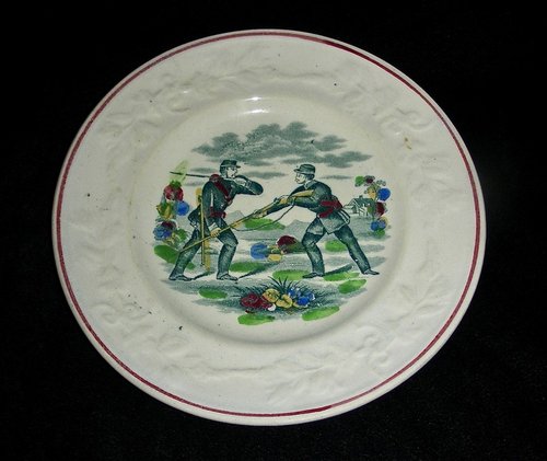 Kids' Civil War ABC Plate Hand-to-Hand Combat