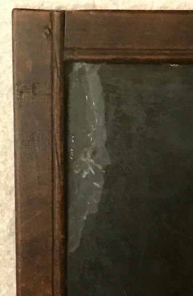 Double Sided Slate Chalk Board, c.1900