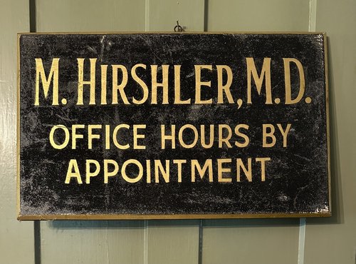 Wooden Doctor's Office Sign