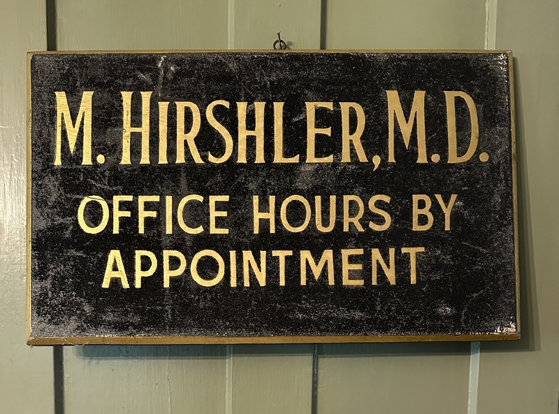 Wooden Doctor's Office Sign