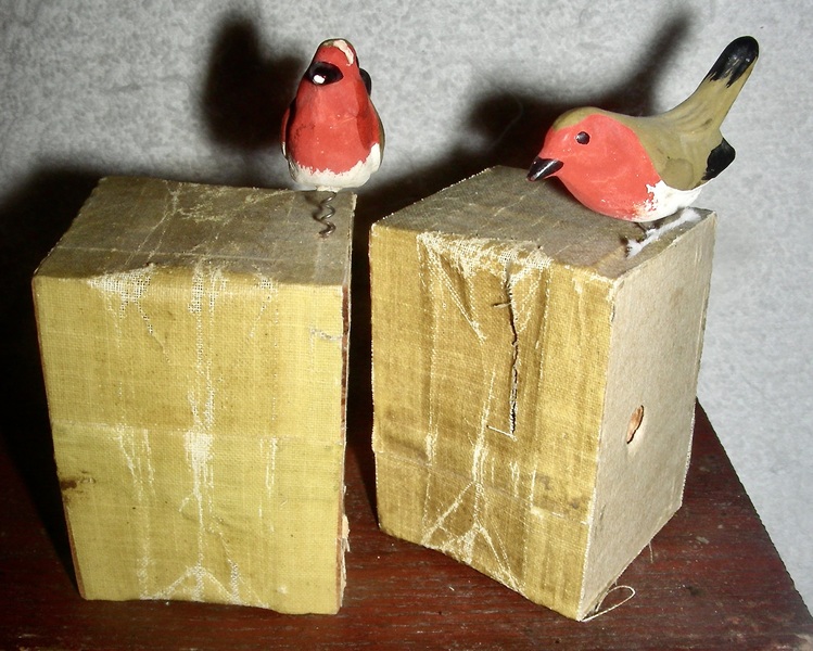 2 Unusual Bird Squeak Toys, c. 1900