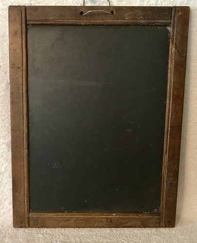 Double Sided Slate Chalk Board, c.1900
