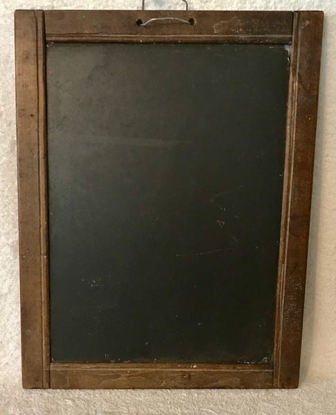 Double Sided Slate Chalk Board, c.1900