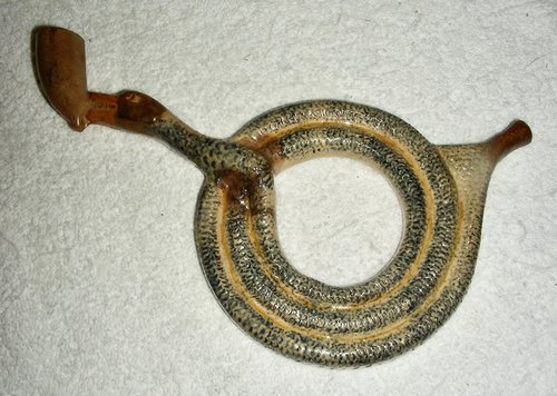 Pratt Decorated Ceramic Pipe w/Duck Head
