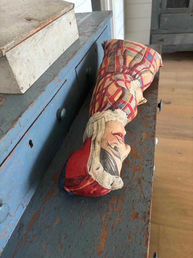 Antique Punch and Judy Art Fabric Mills Cloth Toy