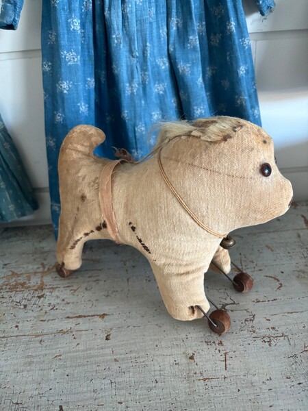 Antique Pennsylvania Amish Dog Wood Wheels