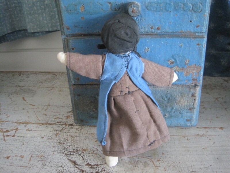 Vintage Ohio Amish Cloth Little Church Rag Doll