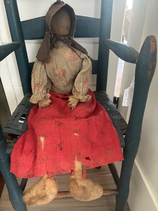 Antique New England Cloth Rag Doll Patsy Martin