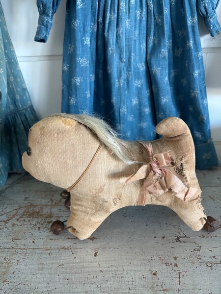 Antique Pennsylvania Amish Dog Wood Wheels