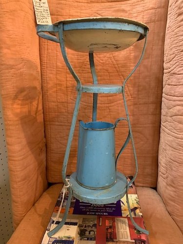 vintage childs toy wash stand
