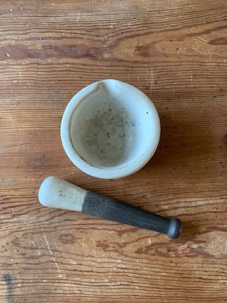 stone mortar and pestle