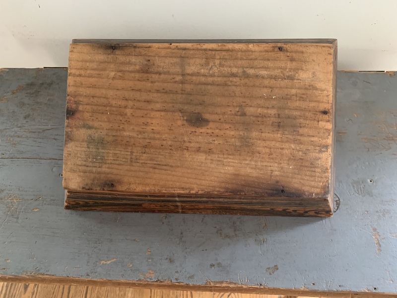 Mid 19th C. Grain painted carrier