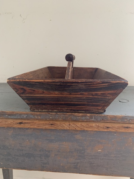 Mid 19th C. Grain painted carrier