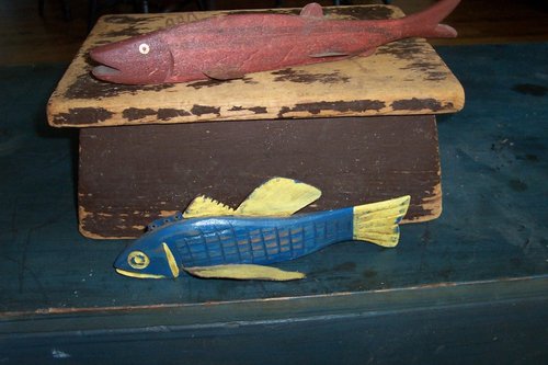 2 early fish decoys