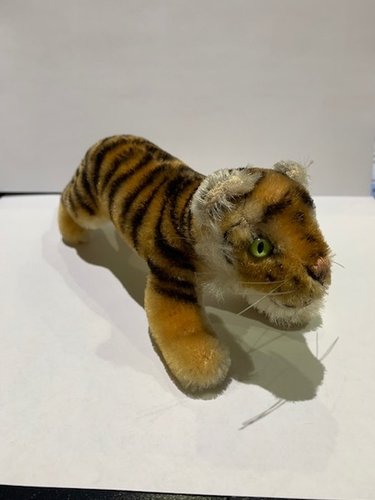 vintage stuffed toy tiger cub