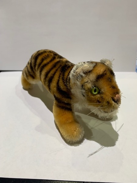 vintage stuffed toy tiger cub
