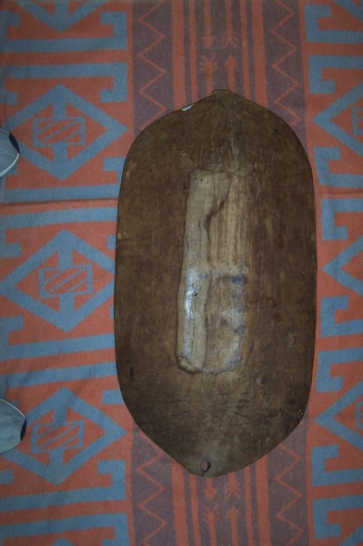 well loved and used early primitive trencher