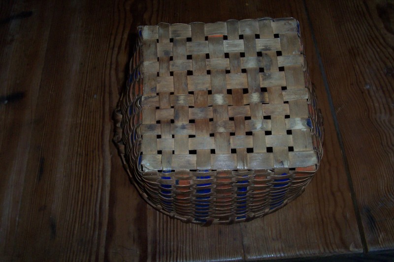 19th c. sewing basket