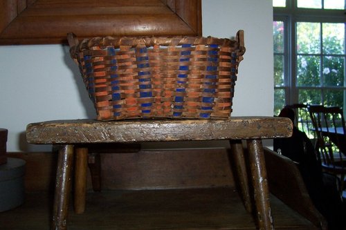 19th c. sewing basket