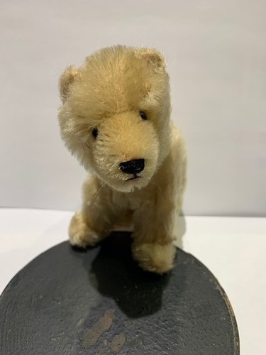 vintage standing mohair toy bear