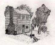 1830 Log House Antiques logo