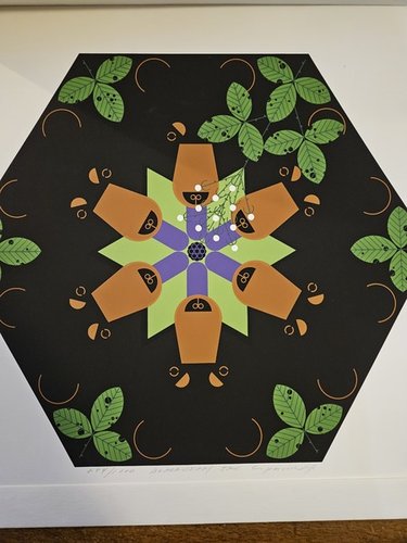 Charley Harper "Blackberry Jam"