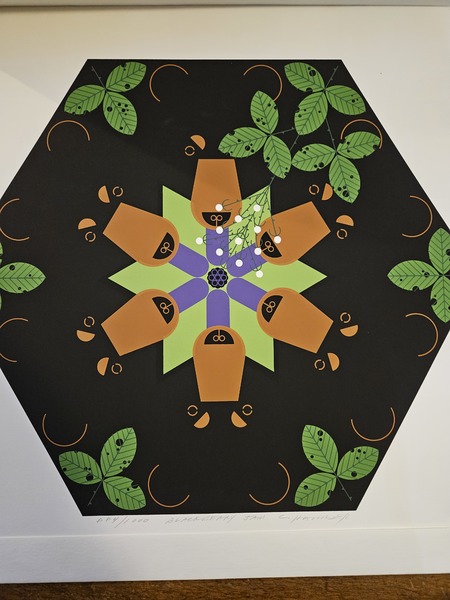Charley Harper "Blackberry Jam"