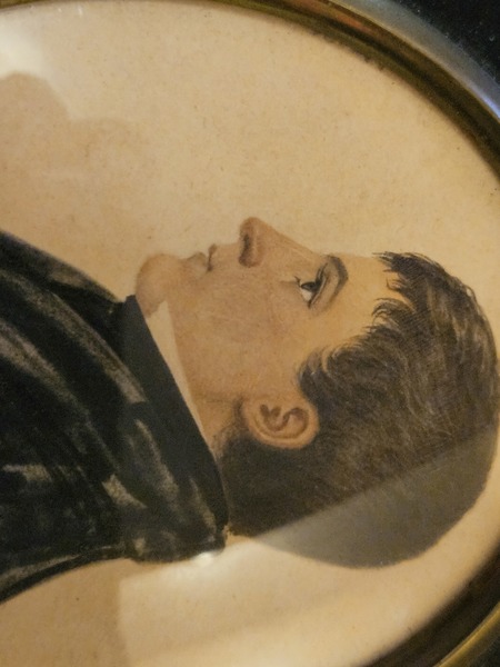 Choice of early watercolor and pencil portraits of