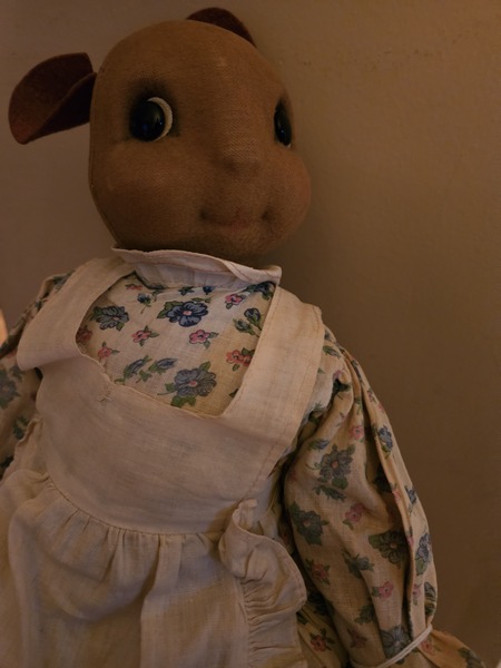 Uncle Wiggly's Nurse Jane Fuzzy Wuzzy cloth Doll